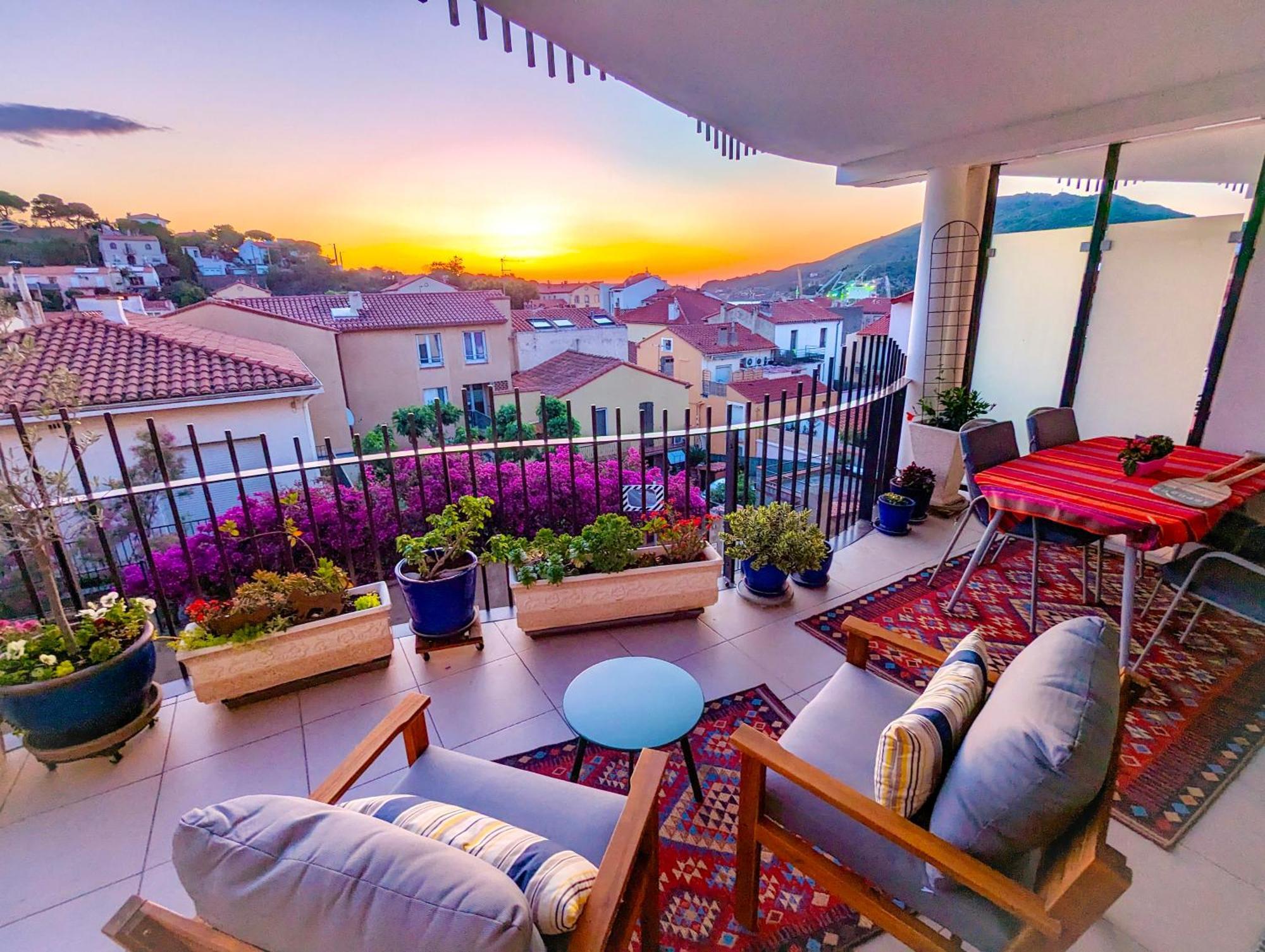 1Br Apartment T2 54M2 Onde Marine 2Nd Floor Lift Wifi Ac Parking Port Vendres Exterior photo