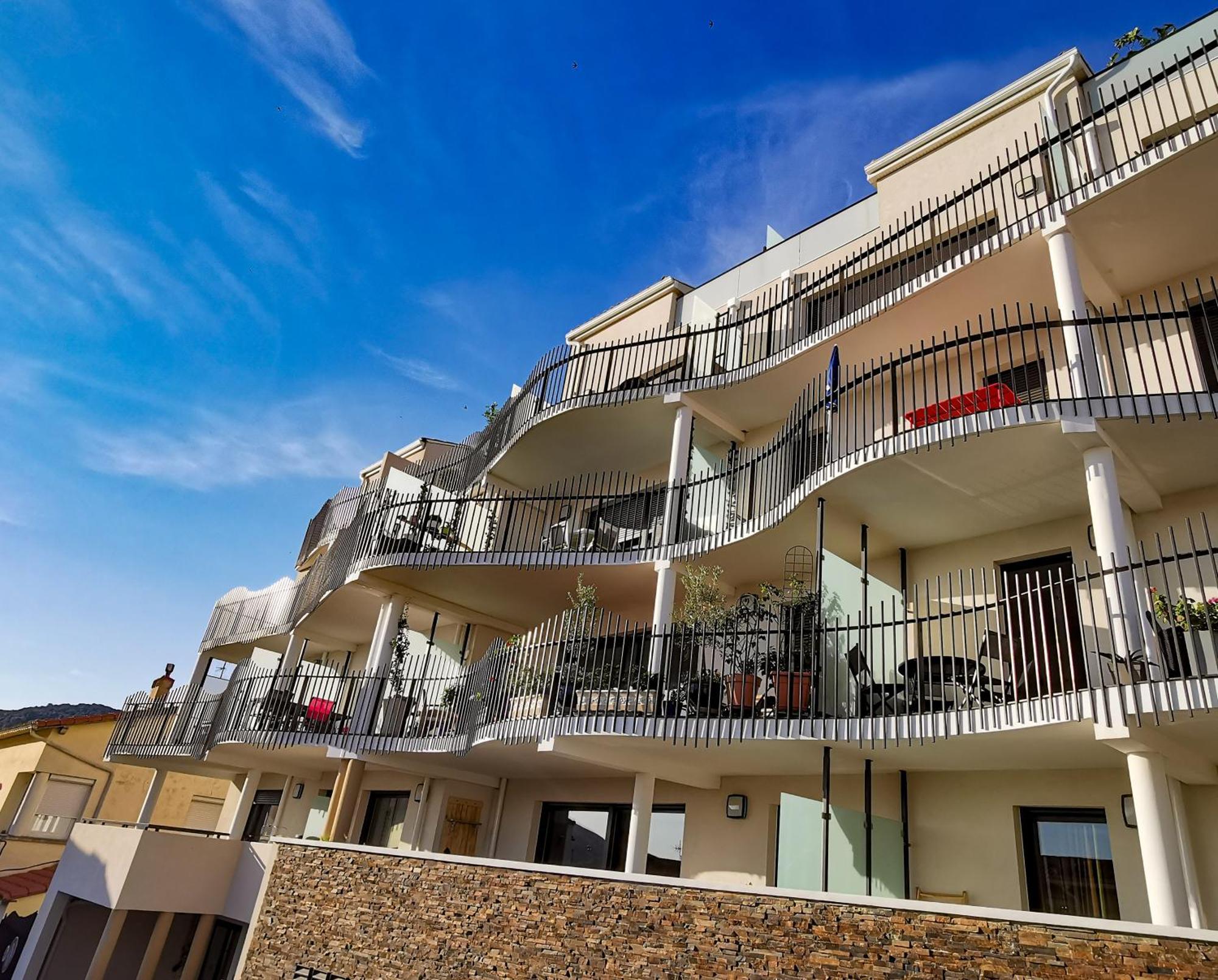 1Br Apartment T2 54M2 Onde Marine 2Nd Floor Lift Wifi Ac Parking Port Vendres Exterior photo
